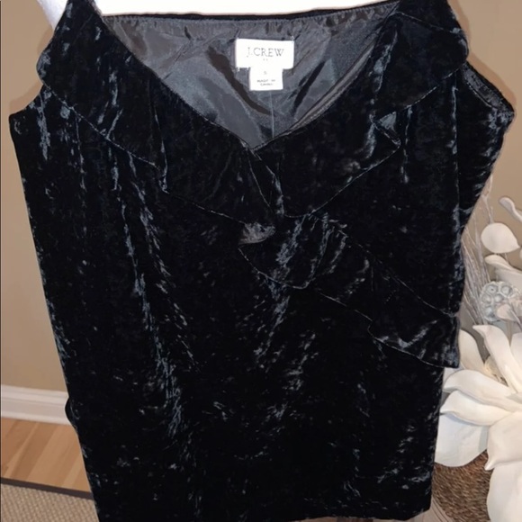 J Crew Velvet cami top sz small - Picture 1 of 5